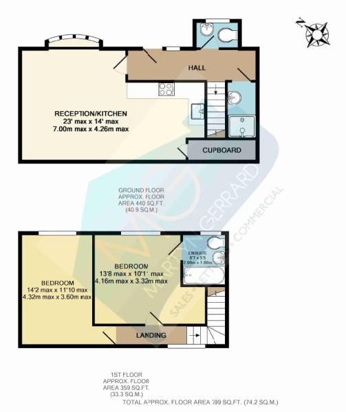 Floorplan of Castle Mews, London, N12 9EH